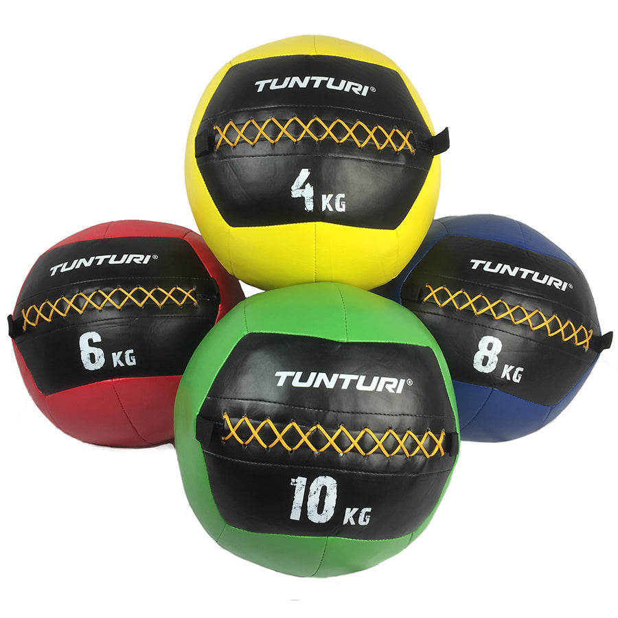 Tunturi Wall Ball 6 kg, röd
