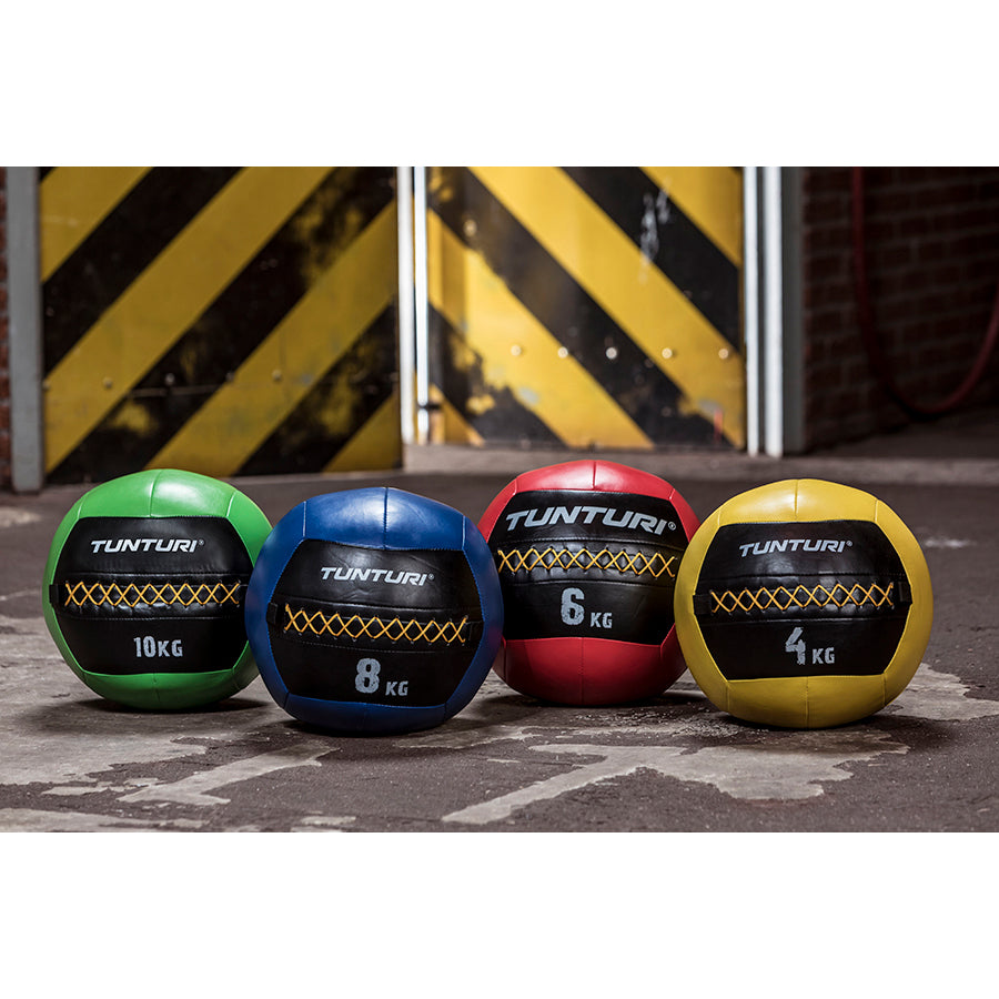 Tunturi Wall Ball 6 kg, röd