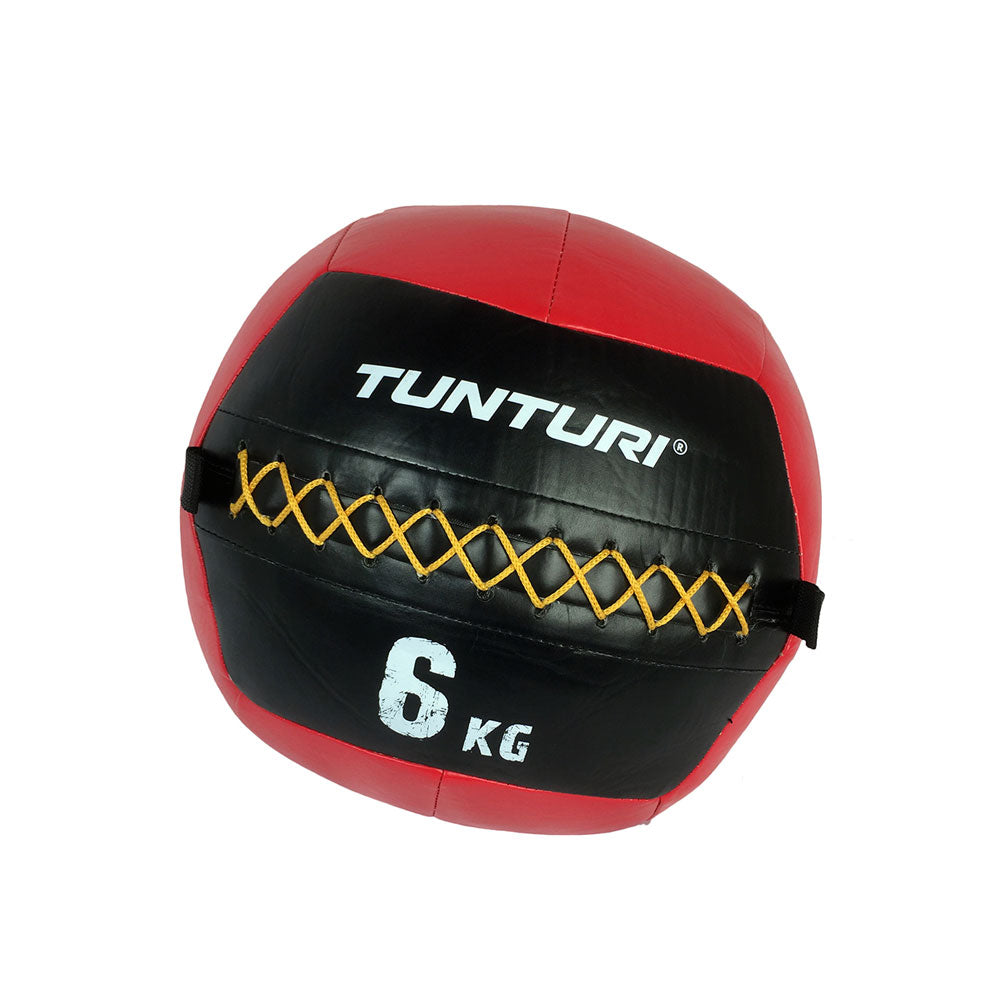 Tunturi Wall Ball 6 kg, röd