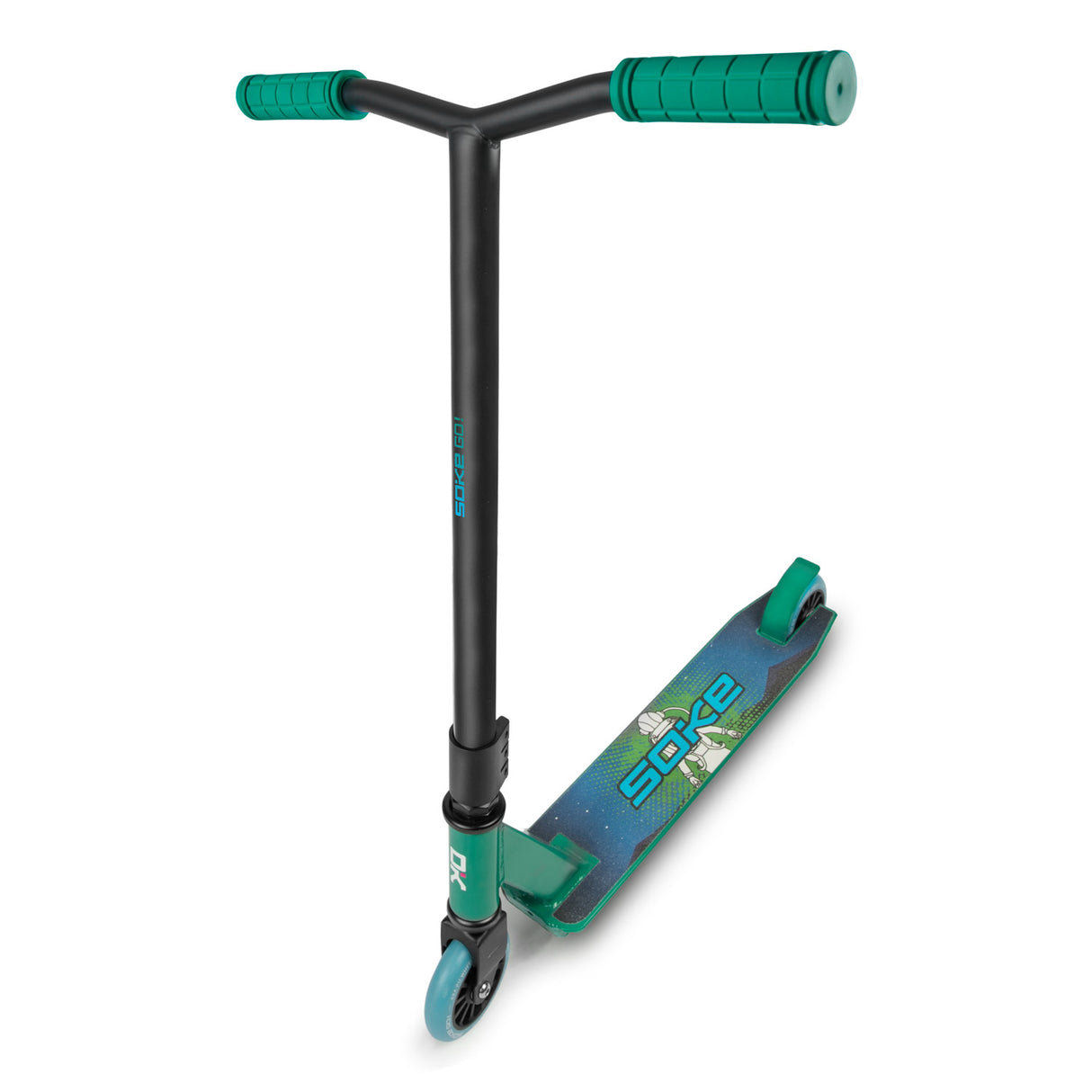 Stuntscooter SOKE GO! grön-blå