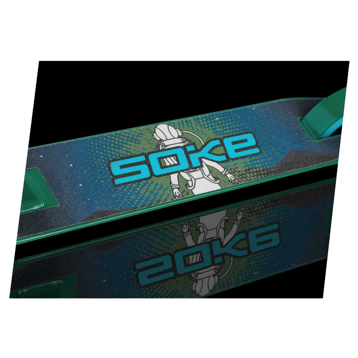 Stuntscooter SOKE GO! grön-blå
