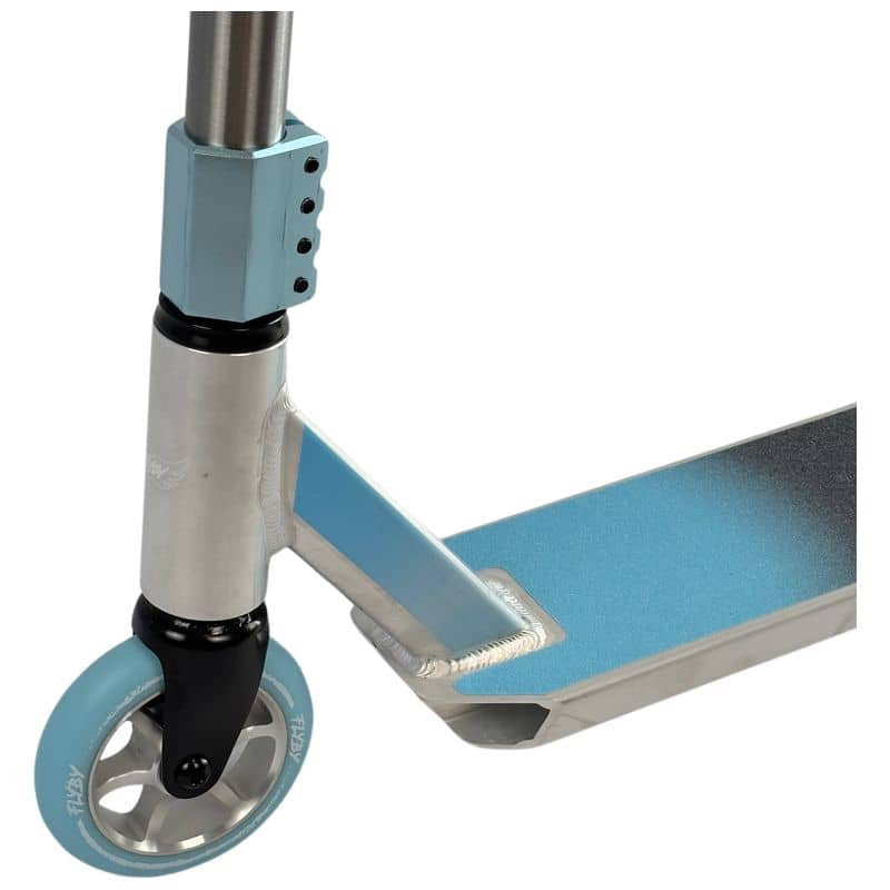 Stuntscooter FLYBY Air V2 Complete Pro Scooter Chrome/Blue