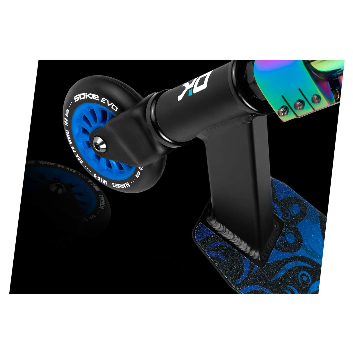 Trick-sparkcykel SOKE EVO, svart-neochrome
