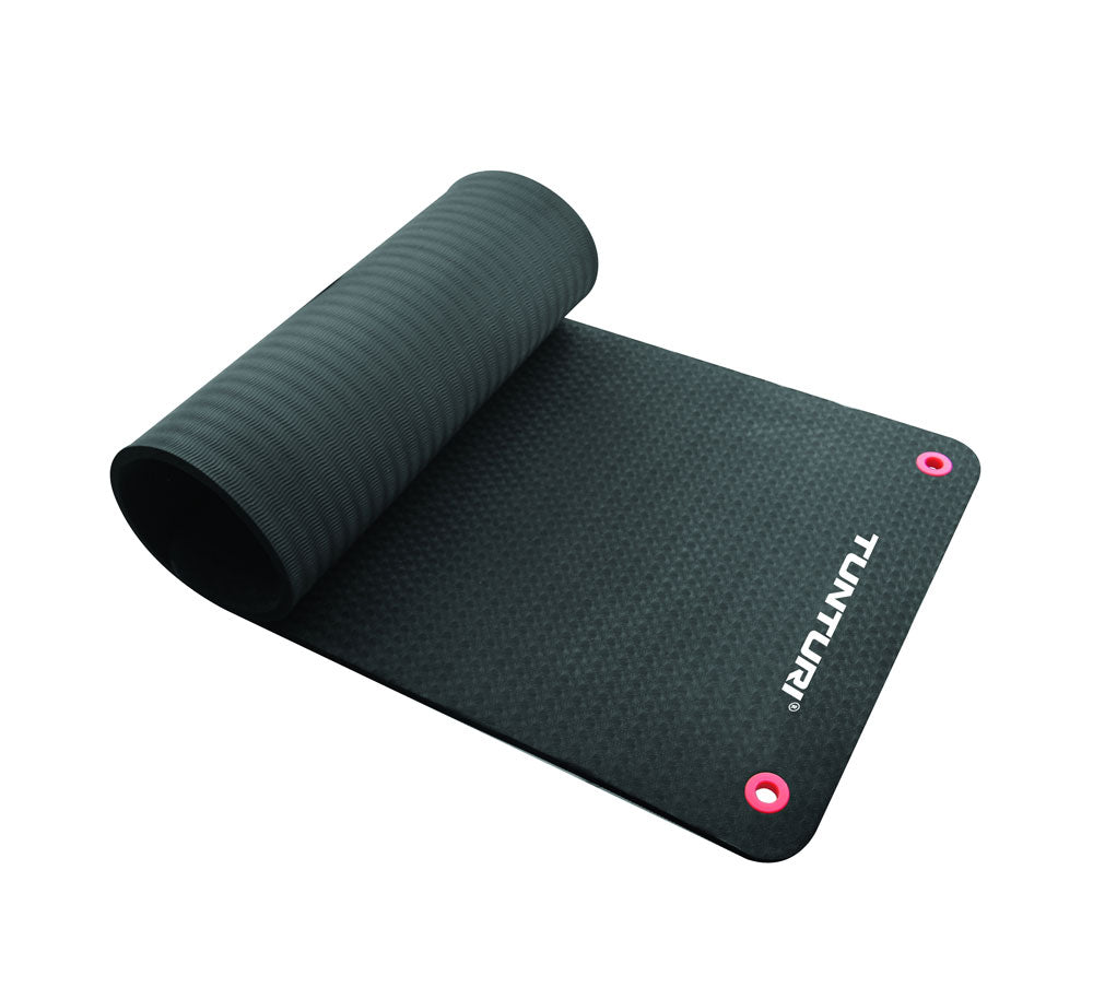 Träningsmatta Yogamatta TUNTURI Pro 140cm - Svart