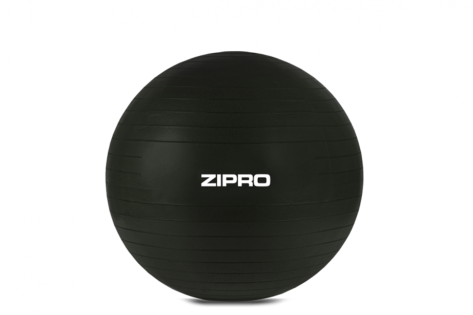 Gymnastikboll ZIPRO Anti-Burst Gymnastics Ball 65cm, svart