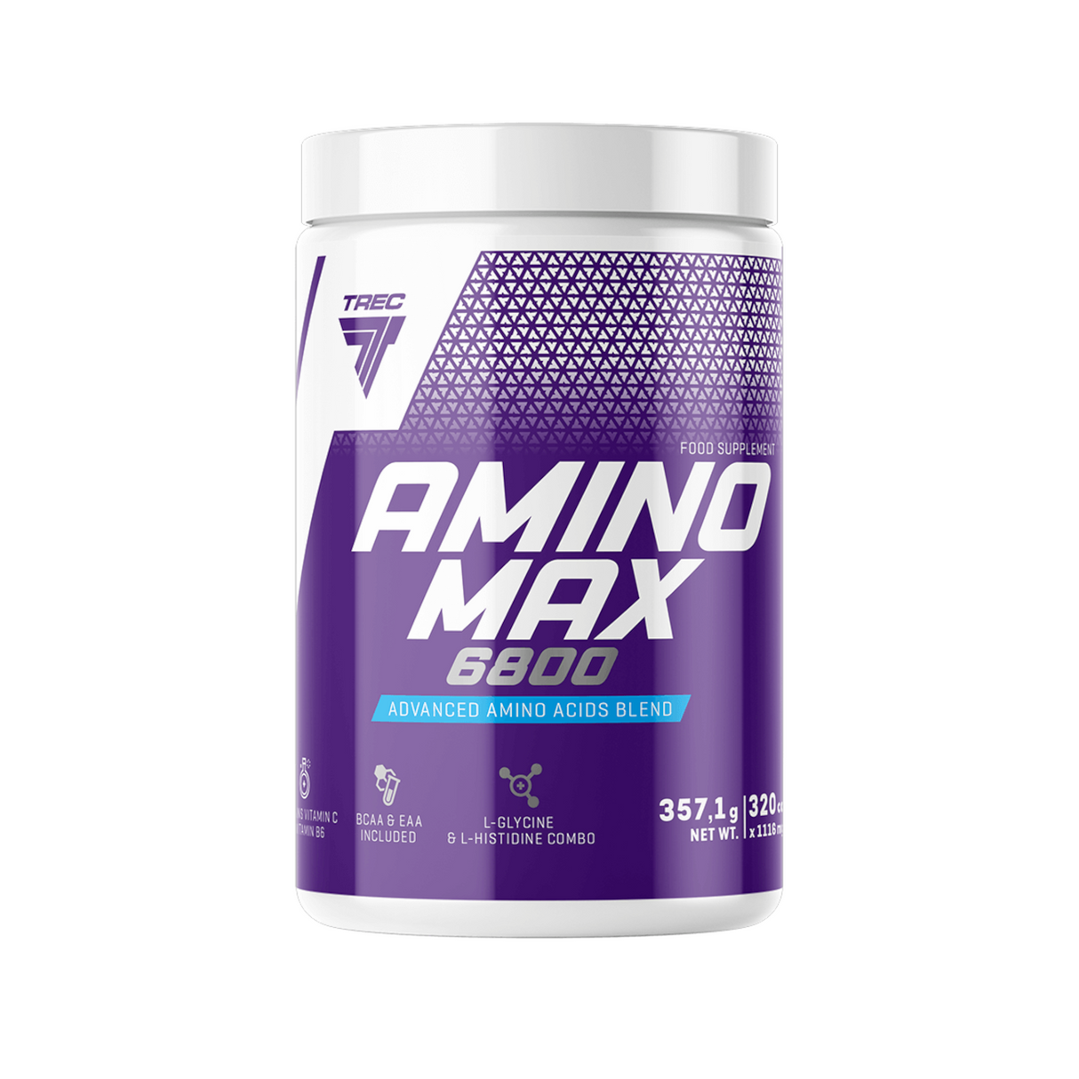 Ultrarena aminosyrakapslar TREC AMINO MAX 6800, 320 kapslar