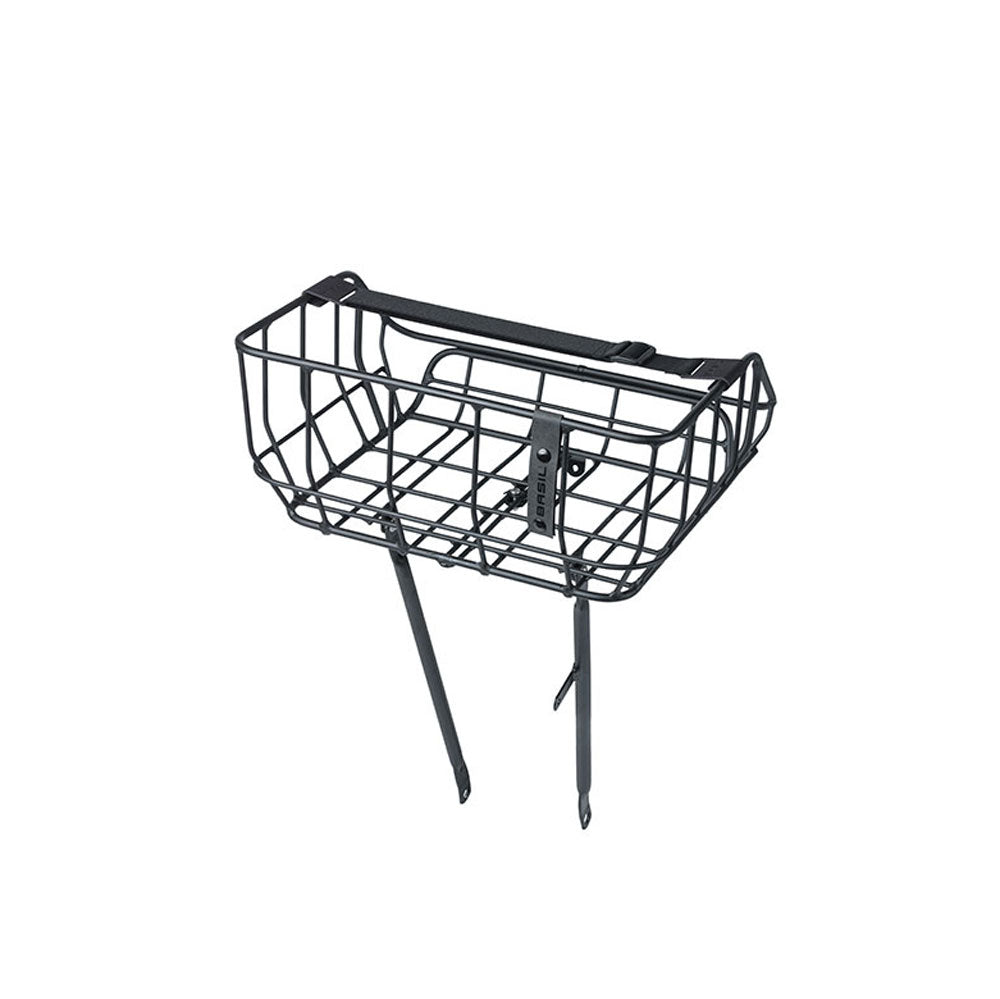 Framkorg/bagagehållare BASIL PORTLAND, 25 l, matt svart