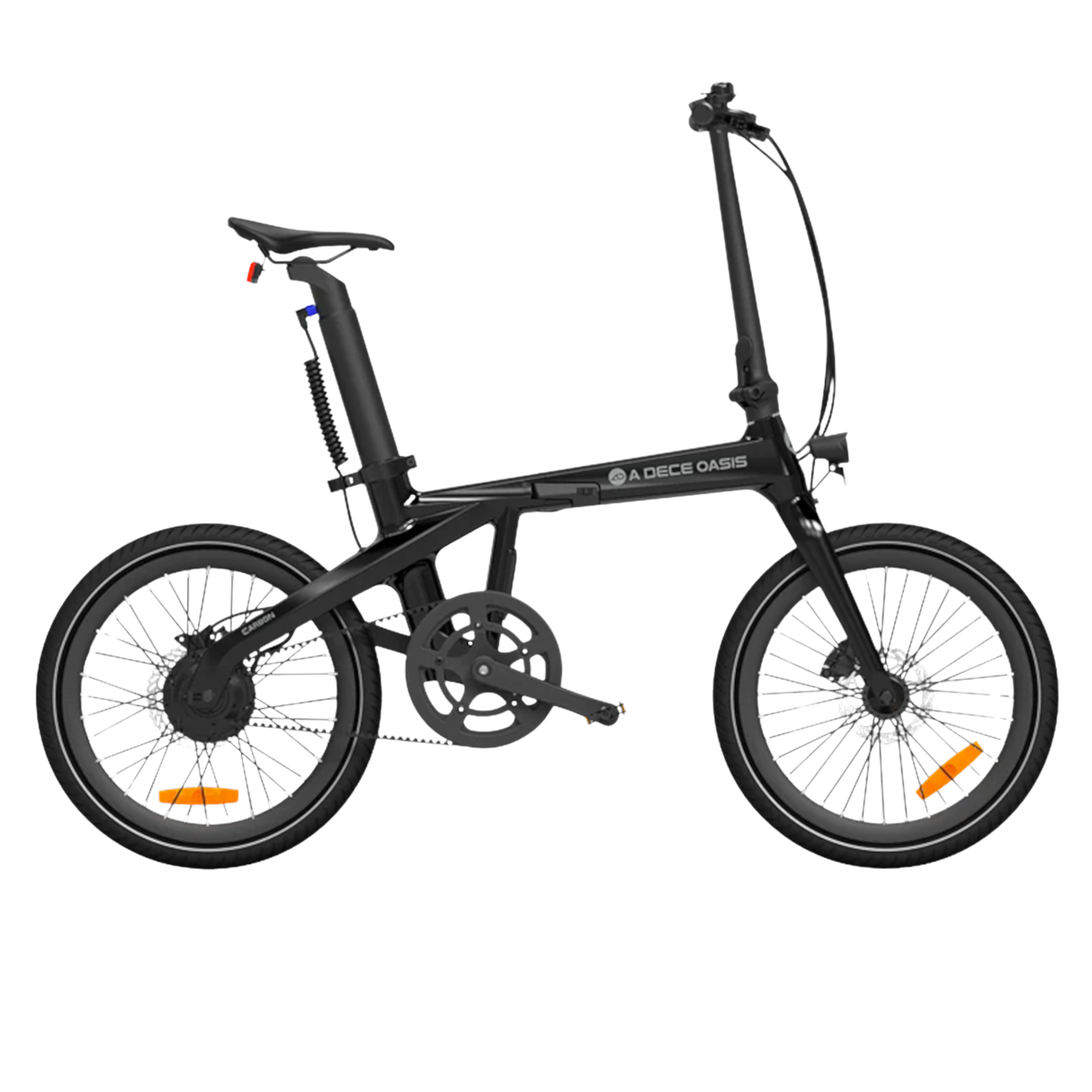 Elcykel ADO A20 Carbon, Svart