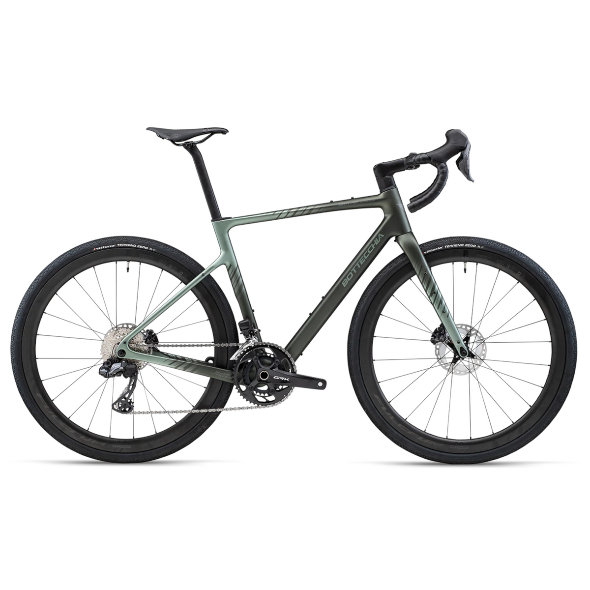 Gravelcykel BOTTECCHIA Gravel Overland - SRAM XLPR 13s - 59 Grön