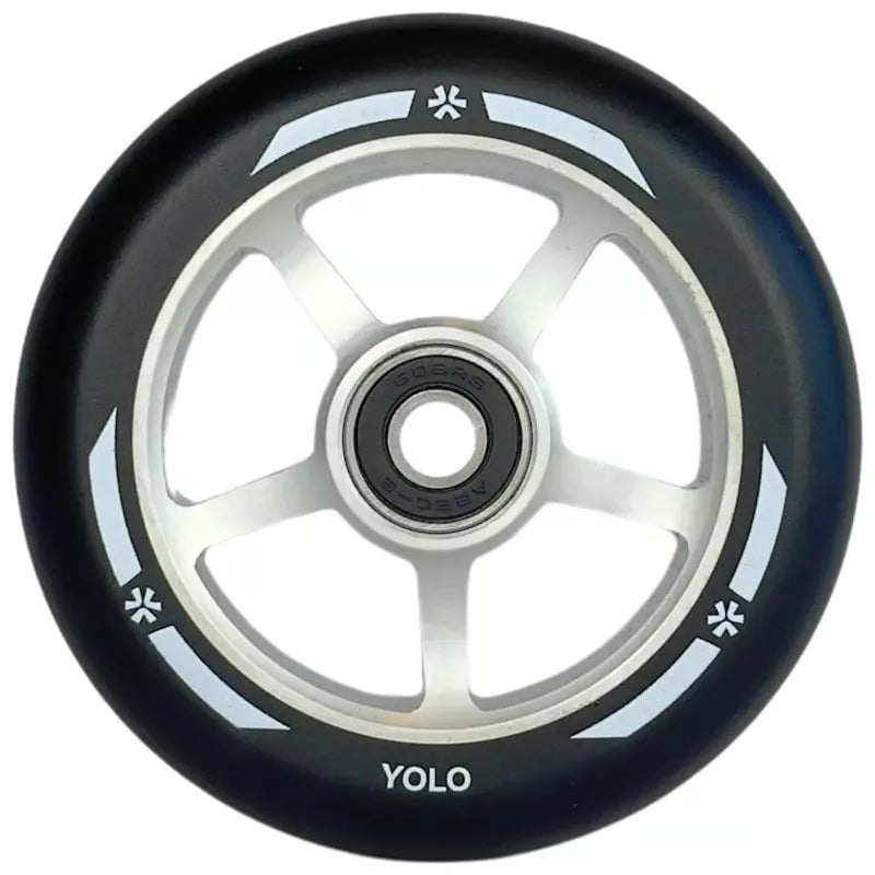 Scooterhjul Union Yolo Pro Scooterhjul 100mm Svart/Silver
