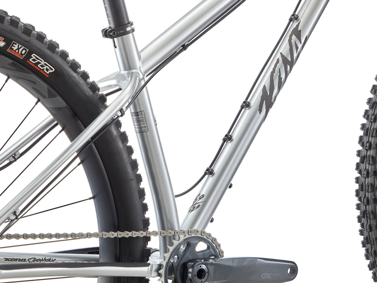Cykel KONA Honzo ESD, 29" Gloss Faux Chrome (Silver)