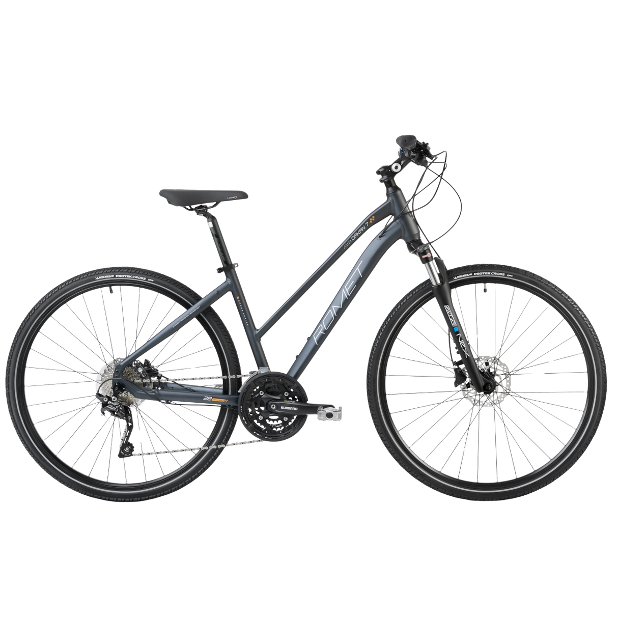 Cykel ROMET Orkan 7 D, mörkgrå