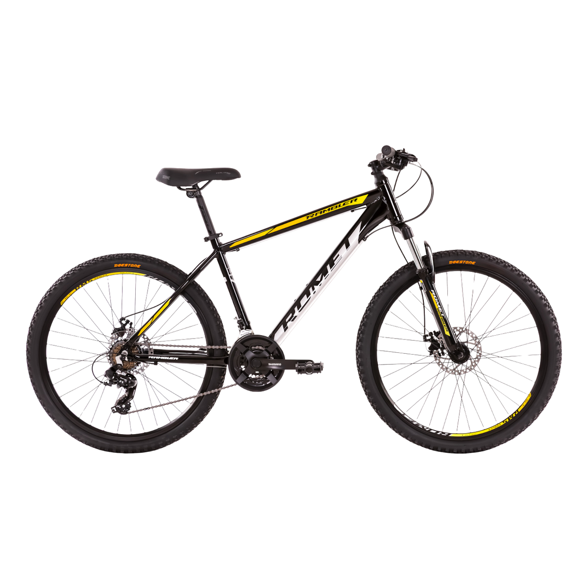 Ungdomscykel ROMET Rambler R6.2, 26" 17" M, svart-gul