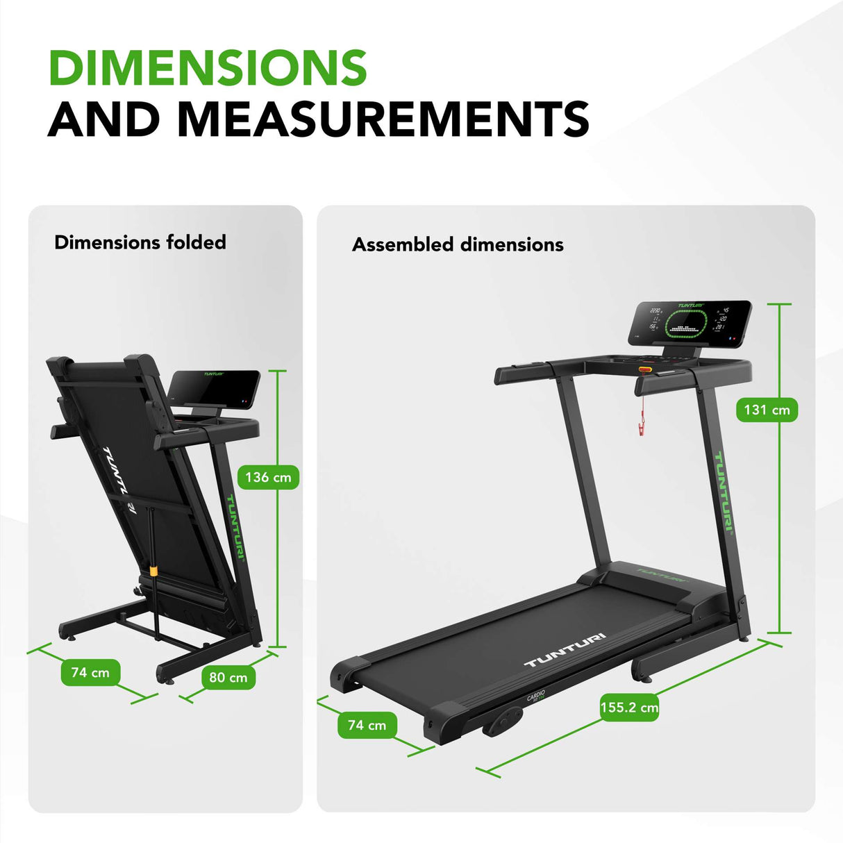 Treadmill TUNTURI Cardio Fit T30