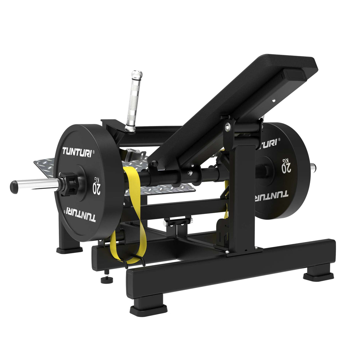 Styrketräningsstation TUNTURI Platinum - Hip Thrust Styrketräningsstation - Platladdad V-Series