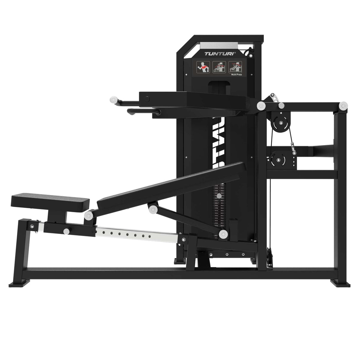 TUNTURI Platinum - Multipress Styrketräningsstation - Viktmagasin V-Series