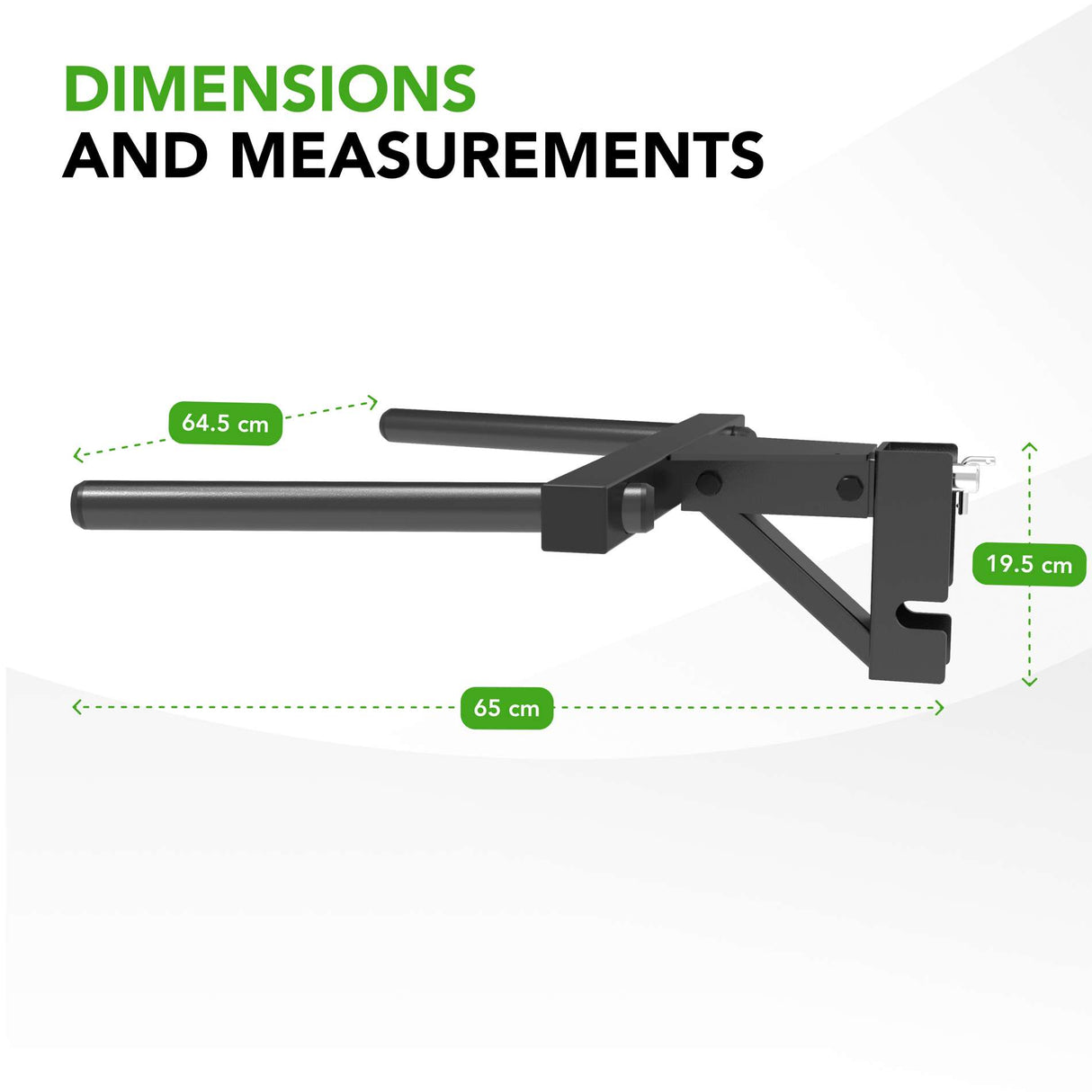 TUNTURI PR60 Power Rack - Dips-handtag