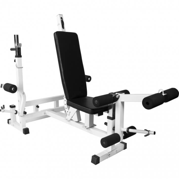 Multigym BASIC White 100kg Viktpaket, Lats, Gymgolv