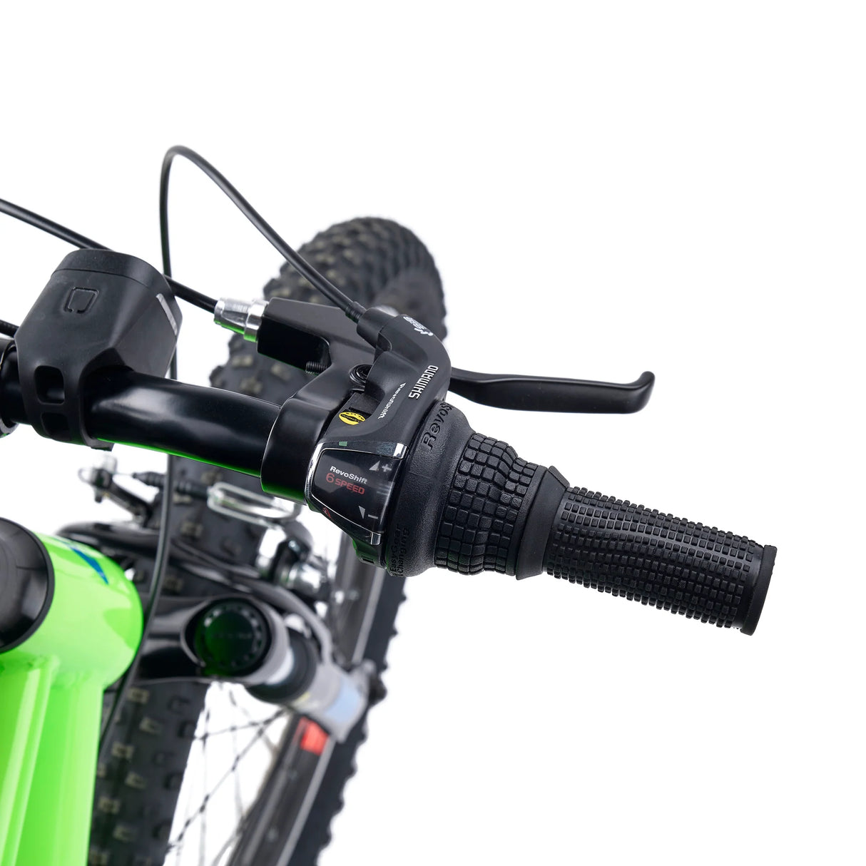 Barncykel S'COOL Xroc, 20" Neon Grön/Ocean