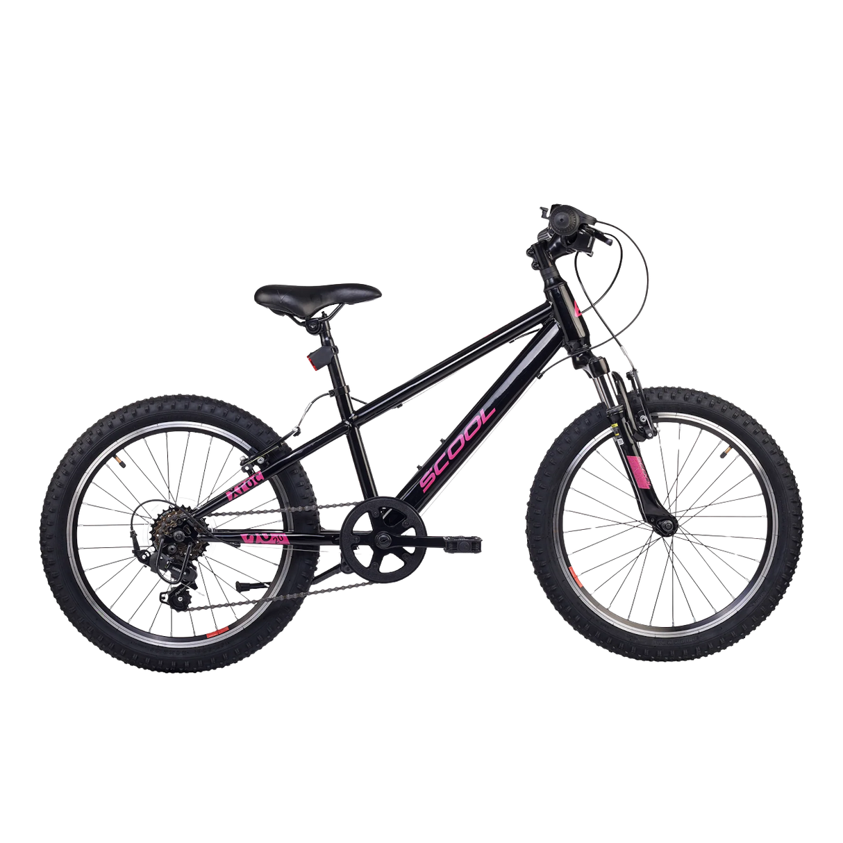 Barncykel S'COOL Xroc, 20" Oxid/Rosa