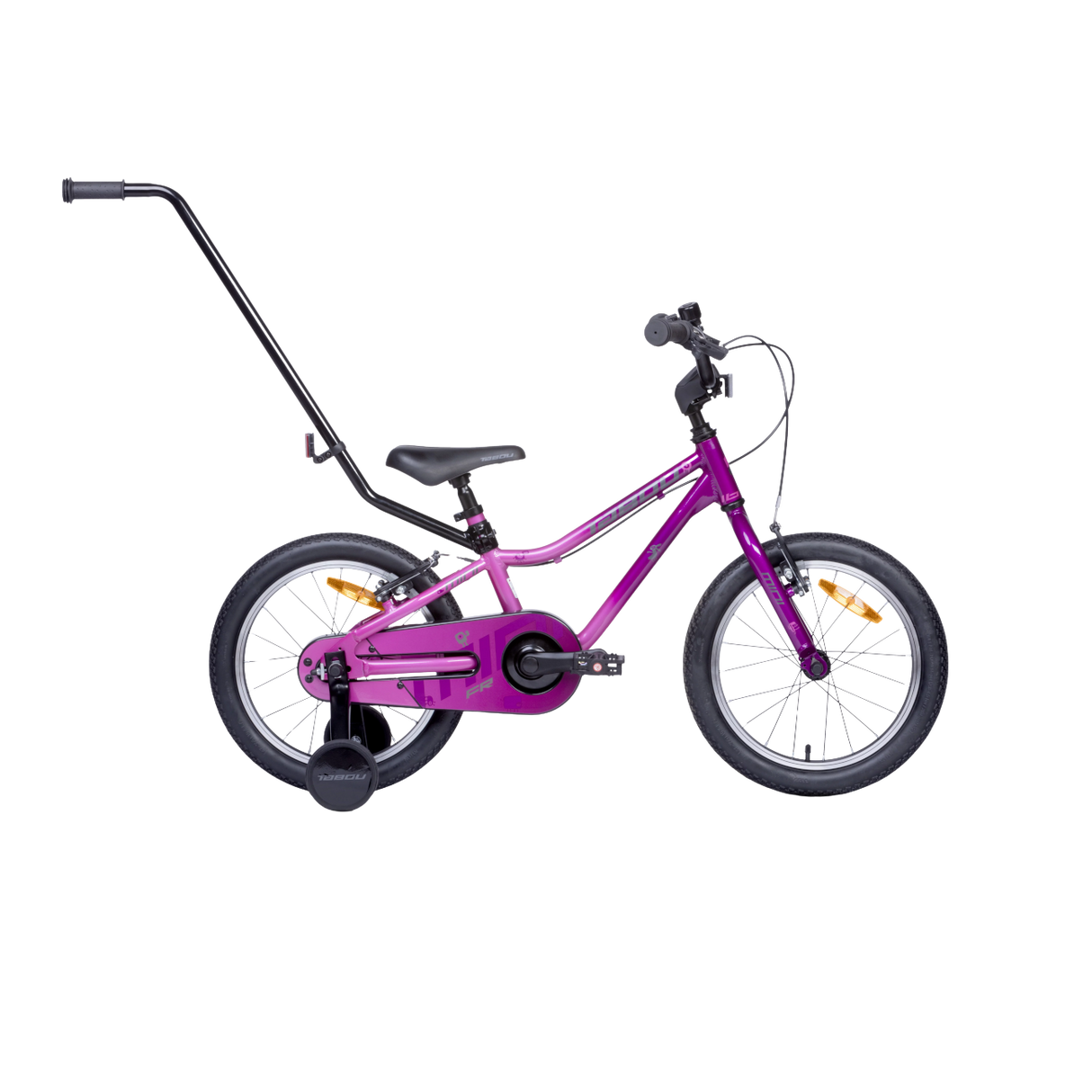 Barncykel TABOU Mini FR, 14" rosa-lila