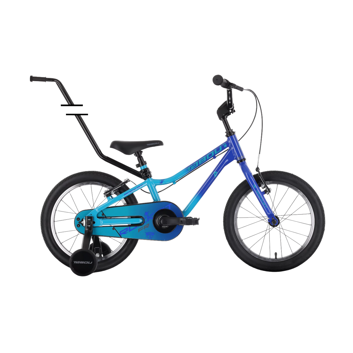 Barncykel TABOU Rocket FR, 20" blå-turkos