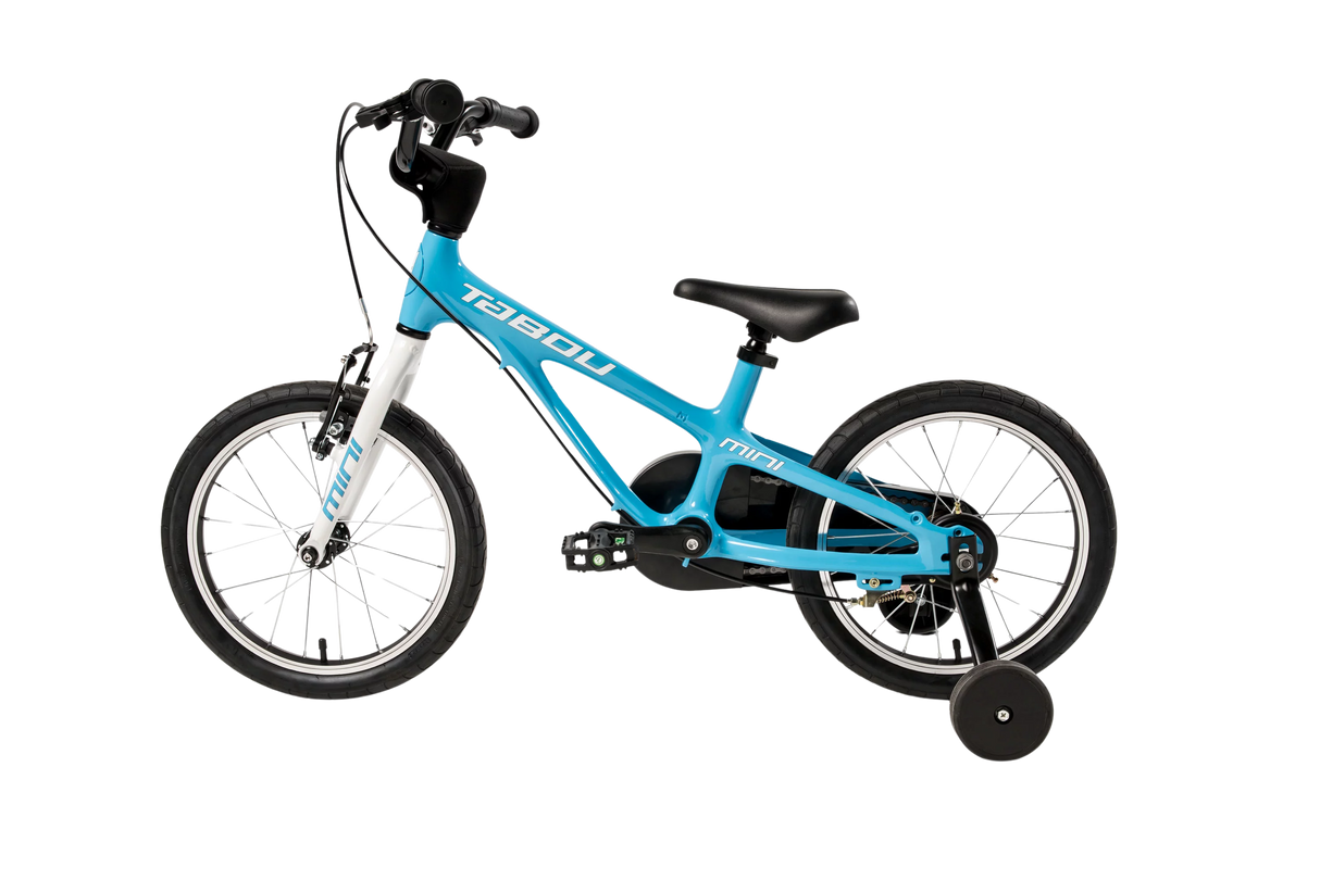 Ultralätt barncykel TABOU Rocket Lite MG, 18" blå-vit