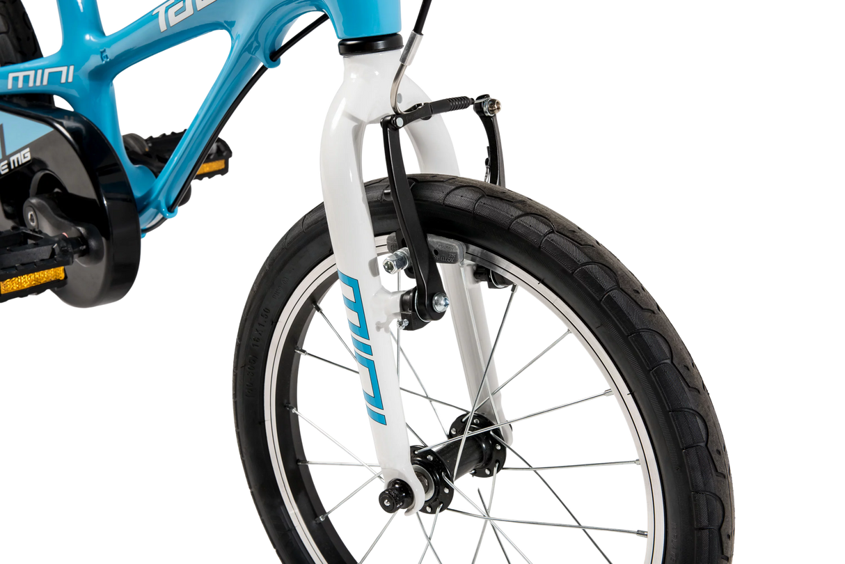 Ultralätt barncykel TABOU Rocket Lite MG, 18" blå-vit