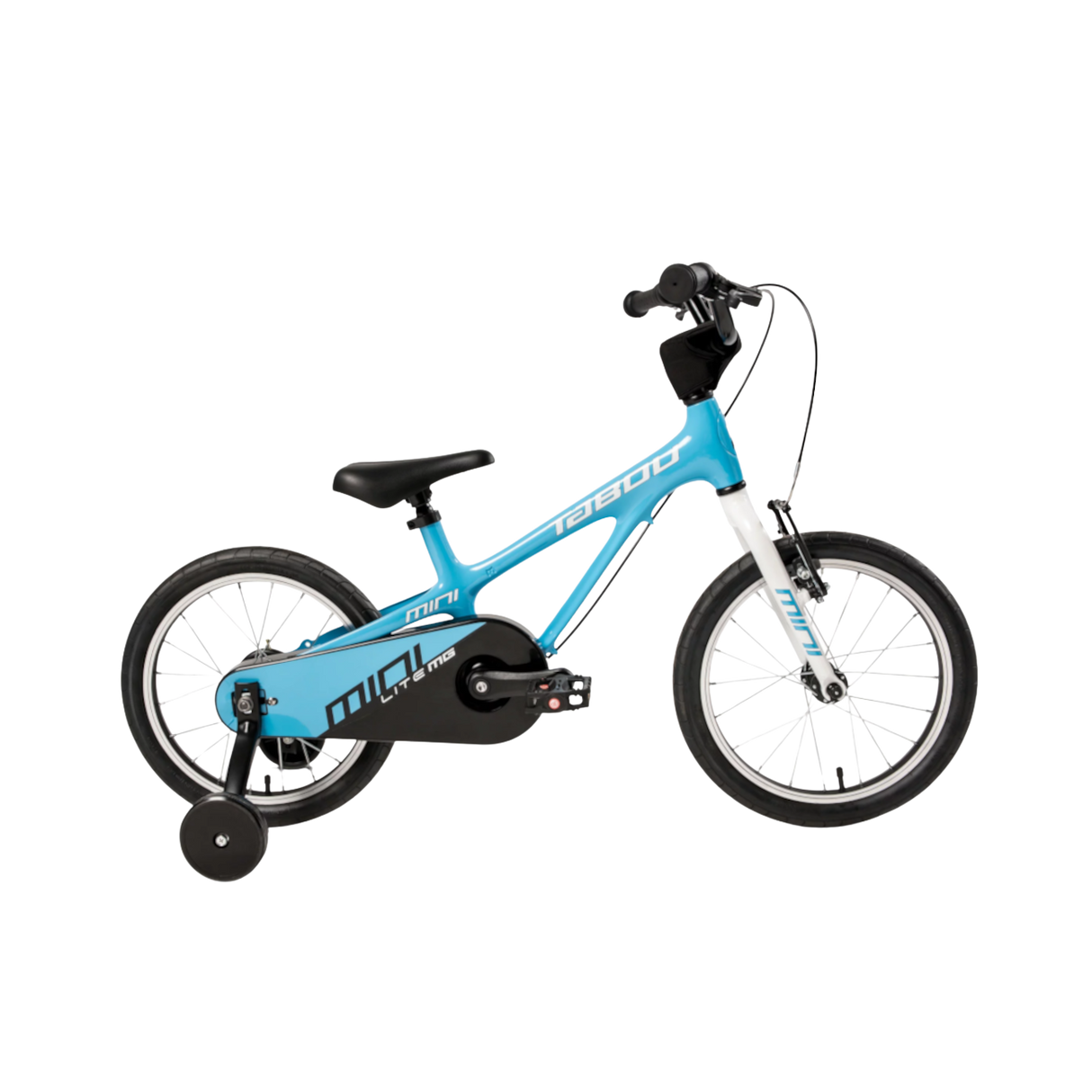 Ultralätt barncykel TABOU Rocket Lite MG, 18" blå-vit