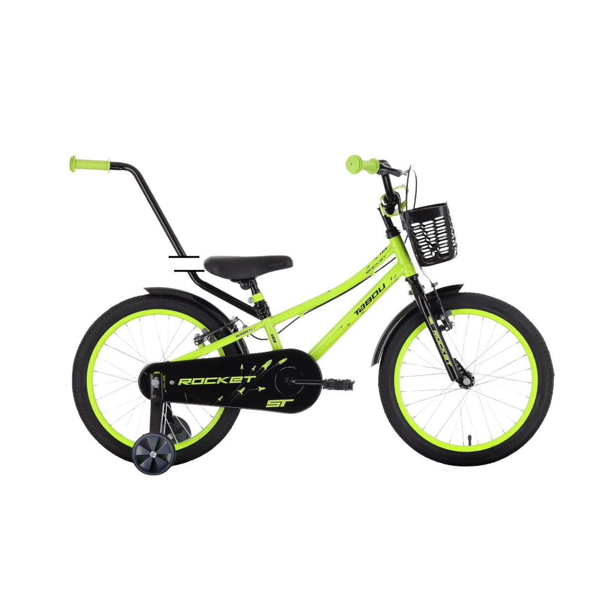 Barncykel TABOU Rocket ST, 20" grön-grå