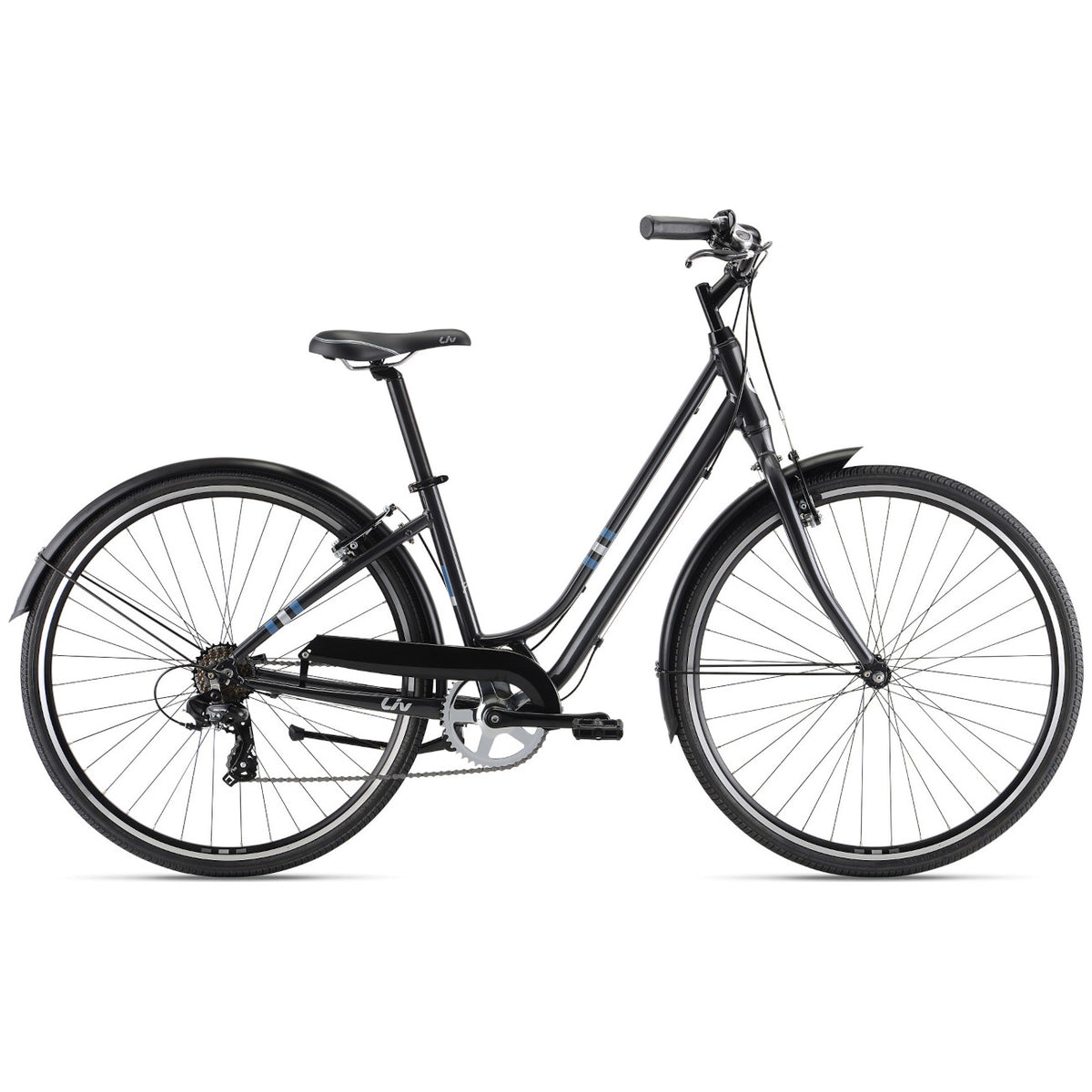 Cykel för kvinnor LIV Flourish 3, Gunmetal Black