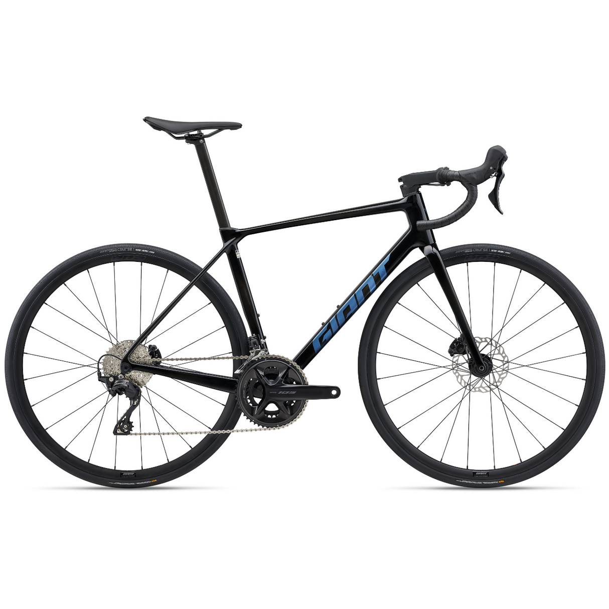Landsvägscykel GIANT TCR Advanced 2 KOM, kolfiber