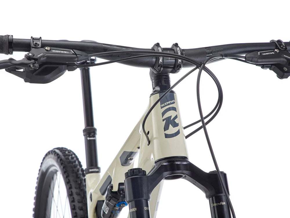 Mountain bike KONA Hei Hei CR (2025) Gloss Bone (Metallic Grey)