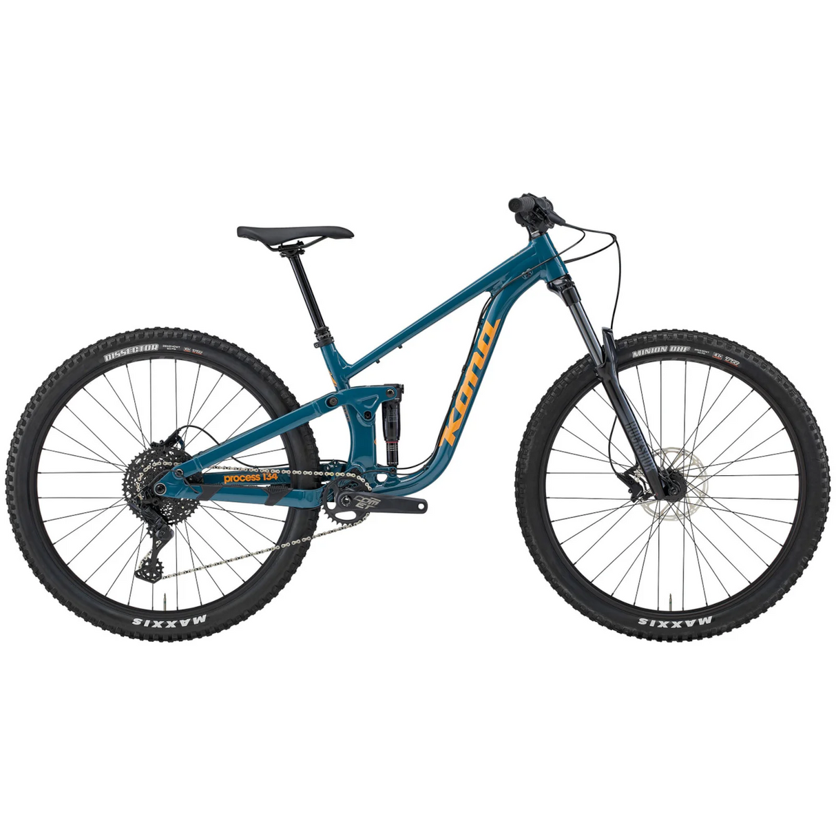 Mountain bike KONA Process 134, Gloss Storm Blue