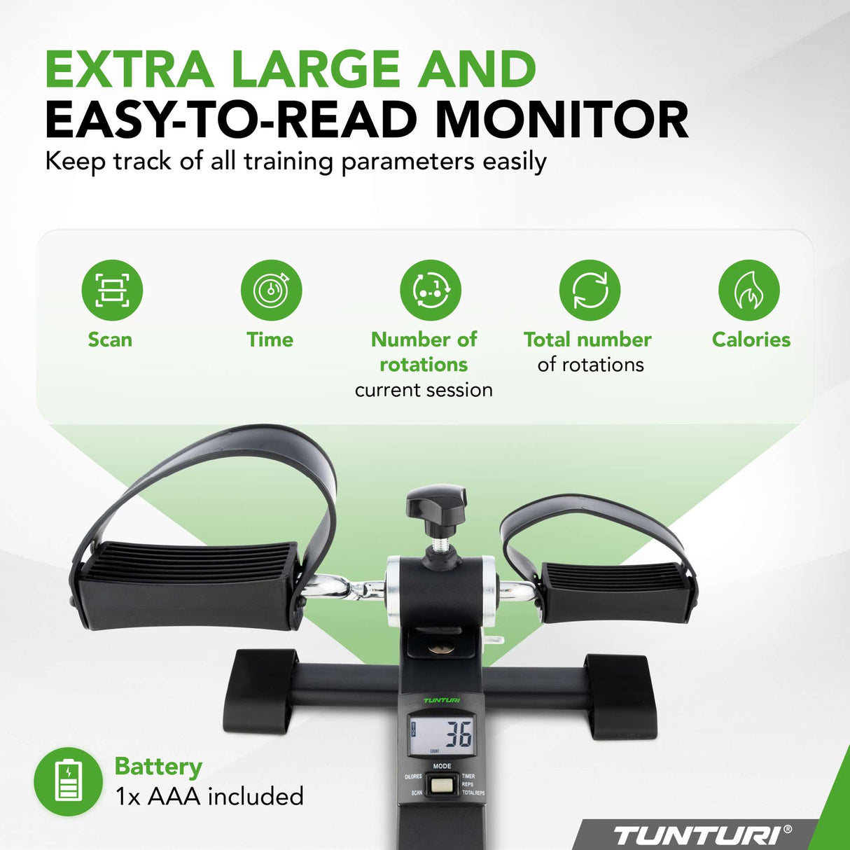 Mini bike TUNTURI Mini Bike Pro Chair Bike