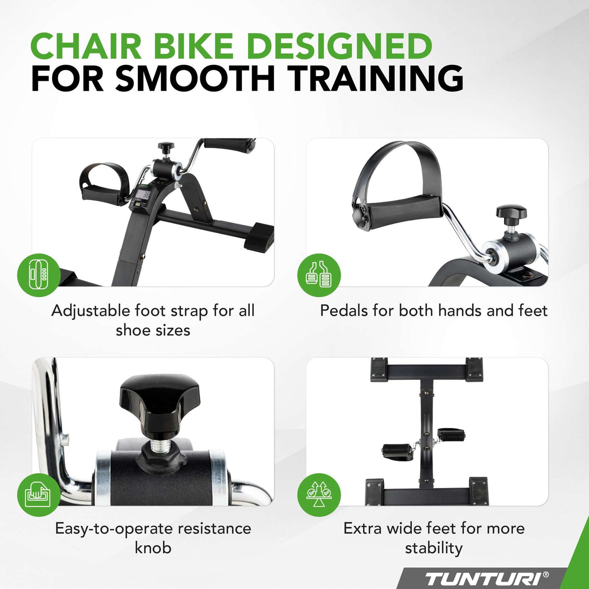 Mini bike TUNTURI Mini Bike Pro Chair Bike