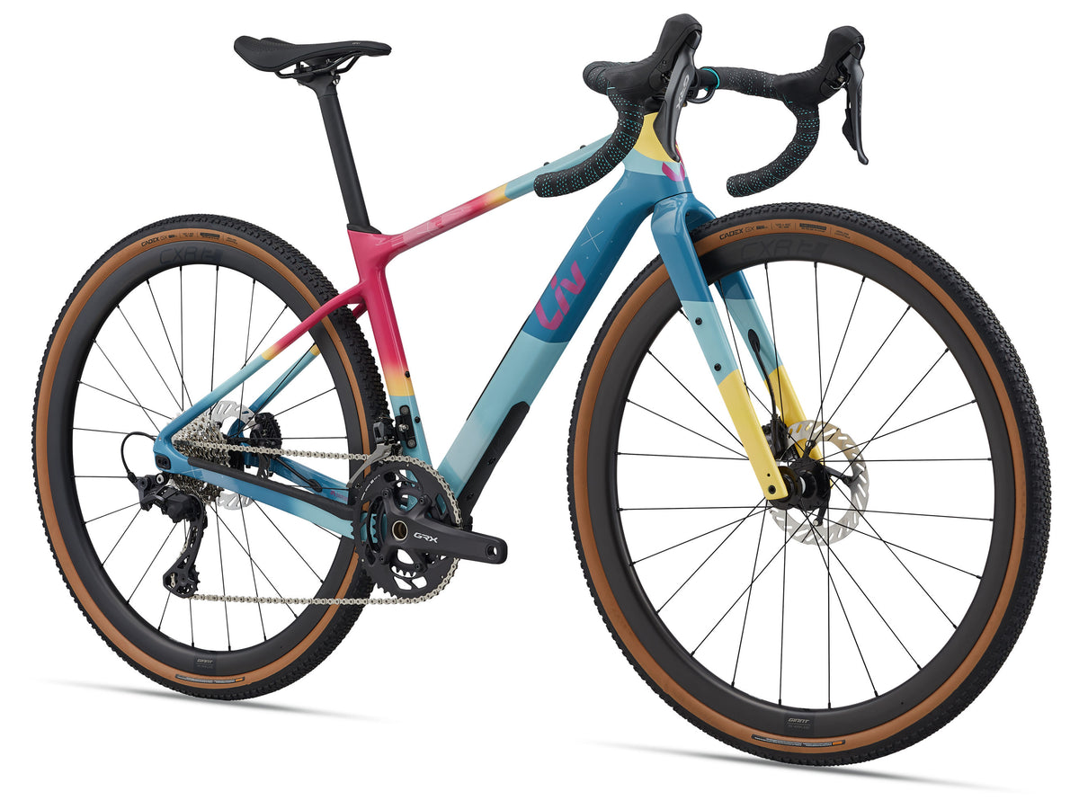 Women's Gravel Bike LIV Devote Advanced 0 SE (2026) Tropical Collage