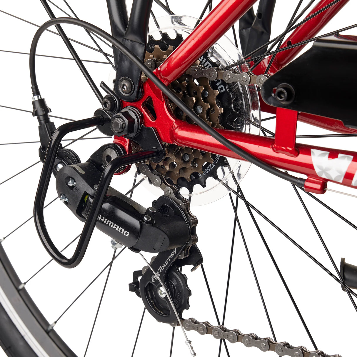 Fritidscykel för unga S'COOL chiX, 26" Röd/Vit