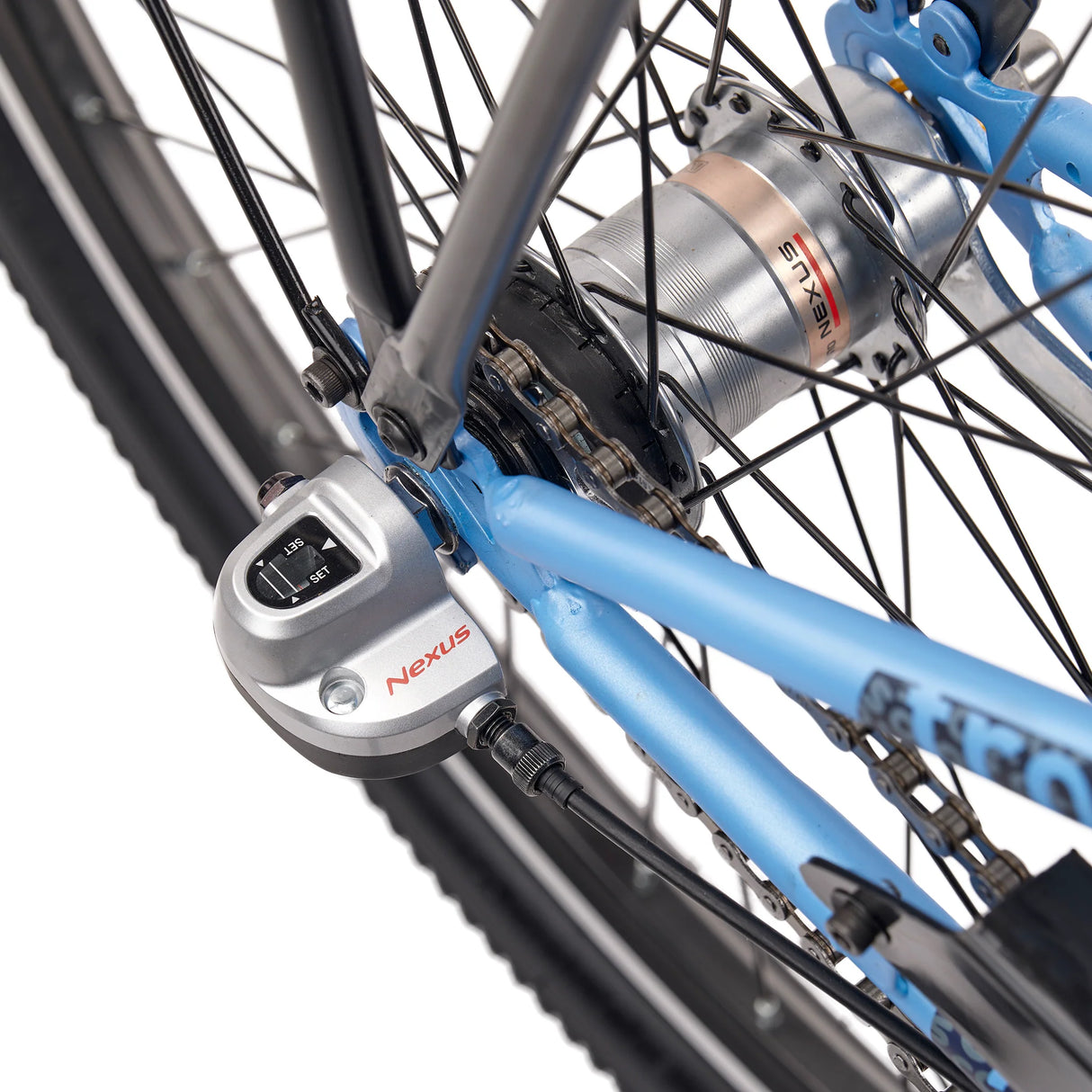 Ungdomscykel S'COOL troX, 26" Isblå/Mörkblå