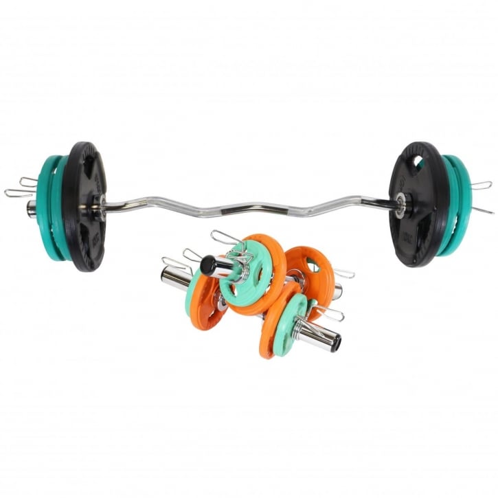 Curlstång Hantlar TRIGRIP 50/51mm - 75kg
