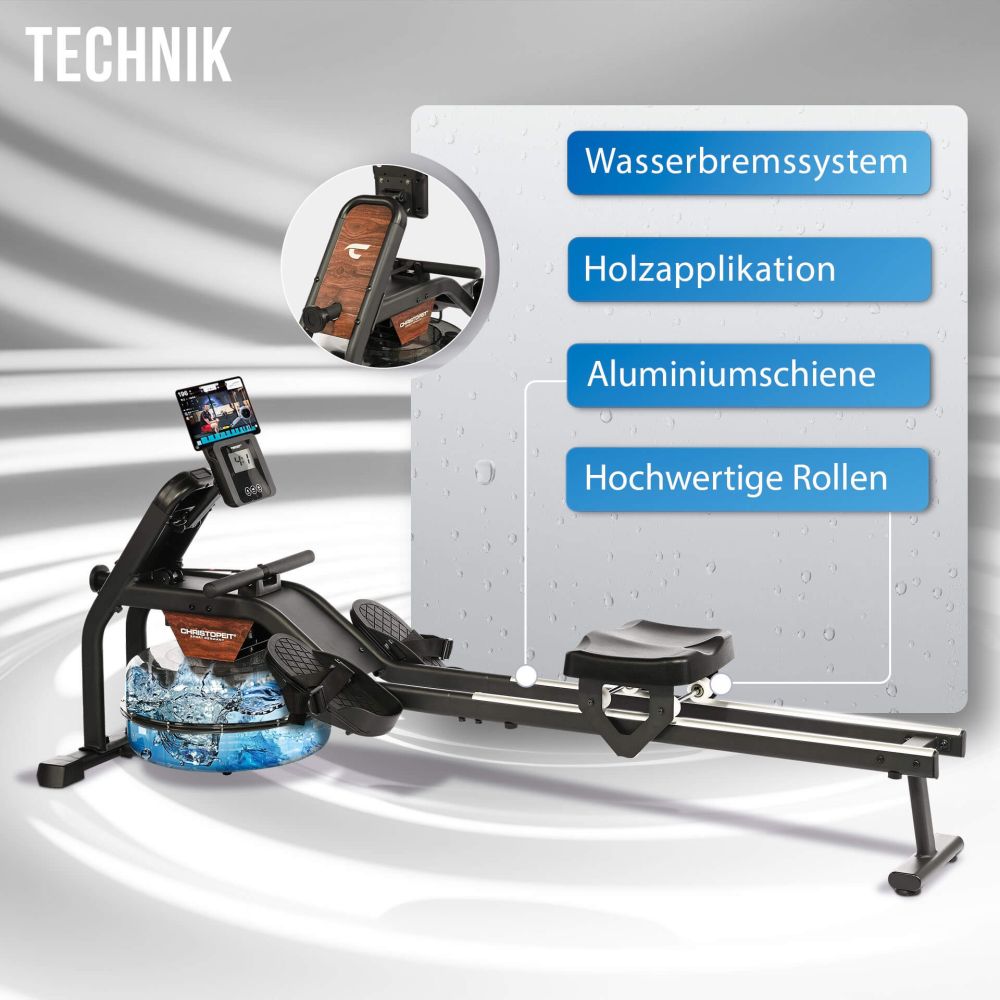 Rowing ergometer CHRISTOPEIT Garda