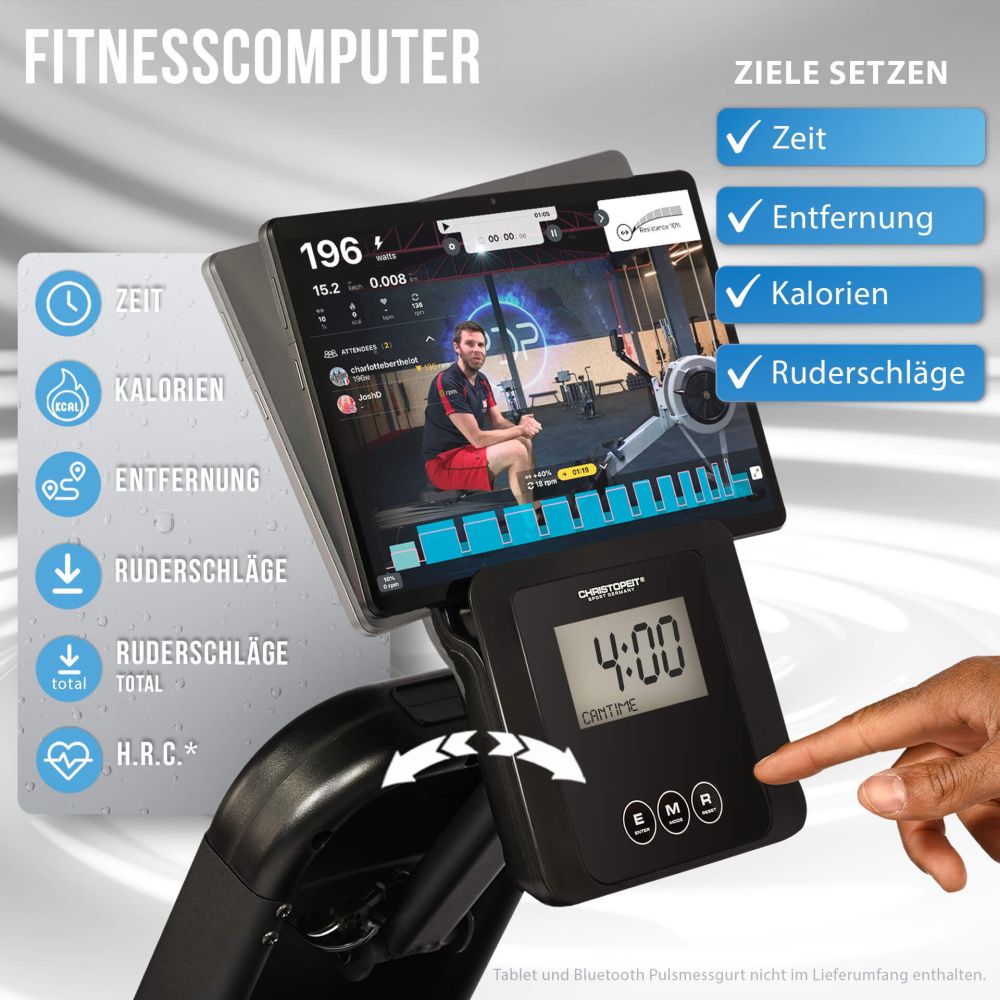 Rowing ergometer CHRISTOPEIT Garda