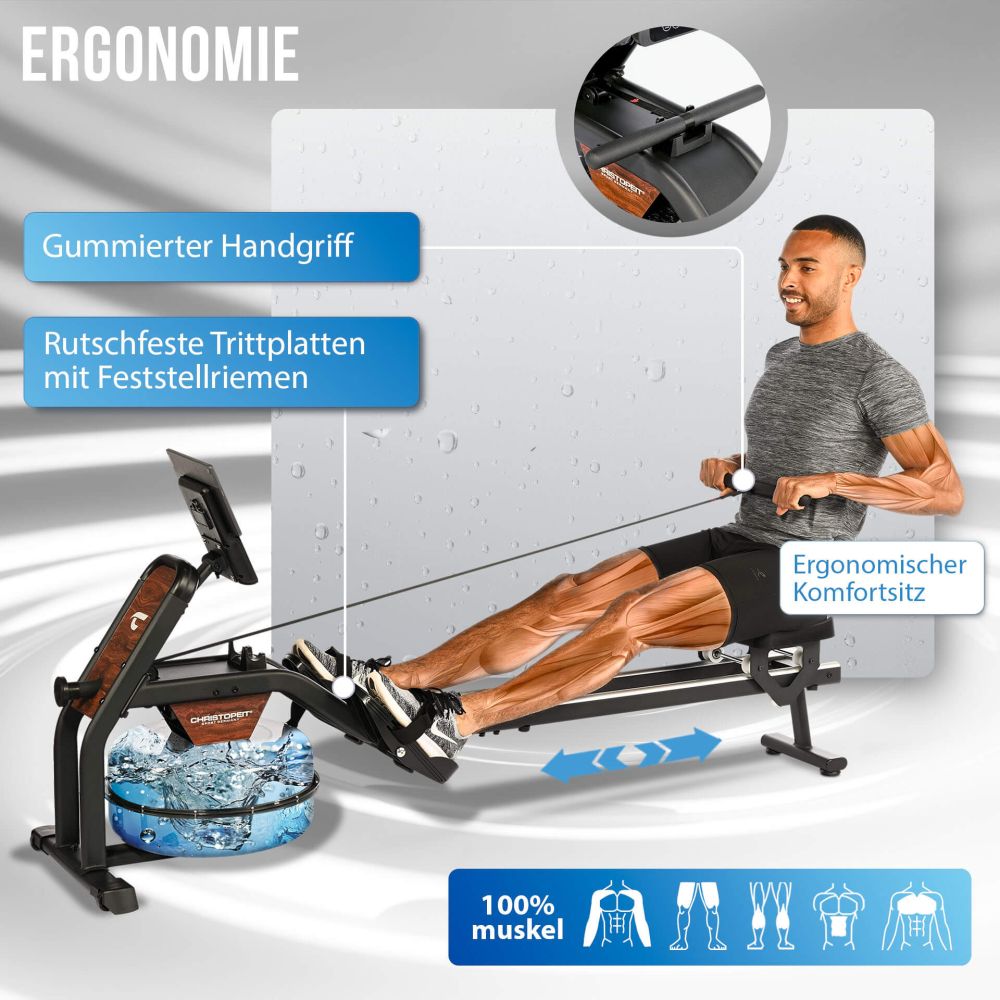 Rowing ergometer CHRISTOPEIT Garda