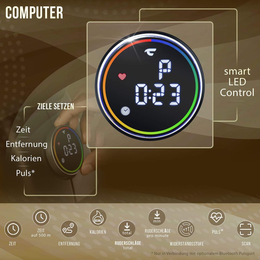 Rowing ergometer CHRISTOPEIT Vico