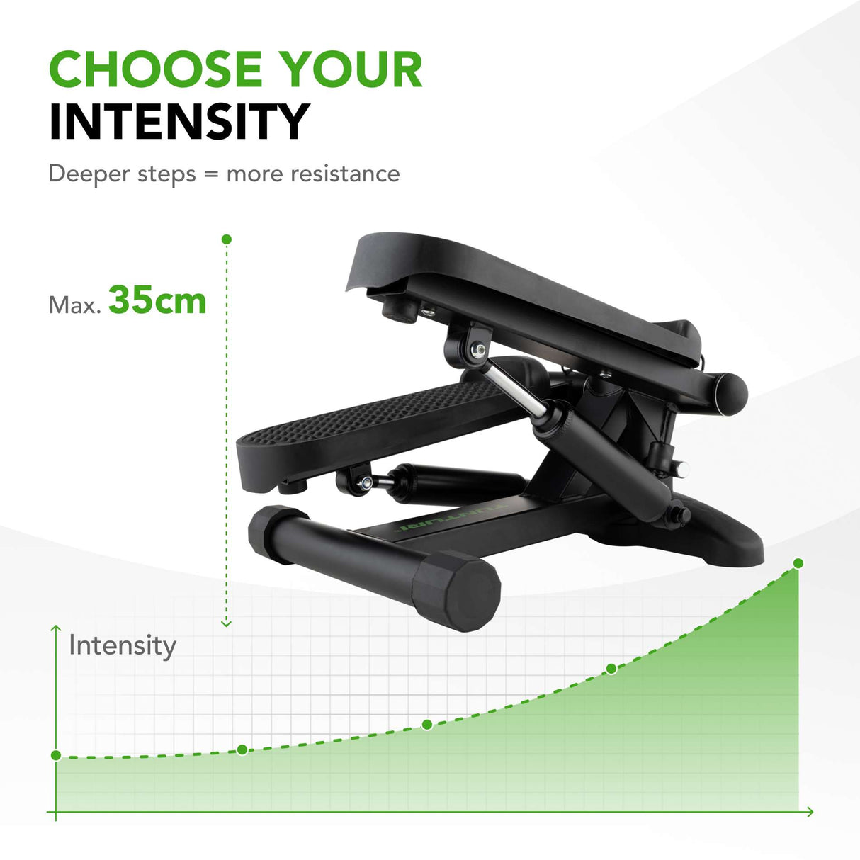 Stepper TUNTURI Stepper, Svart inkl Display