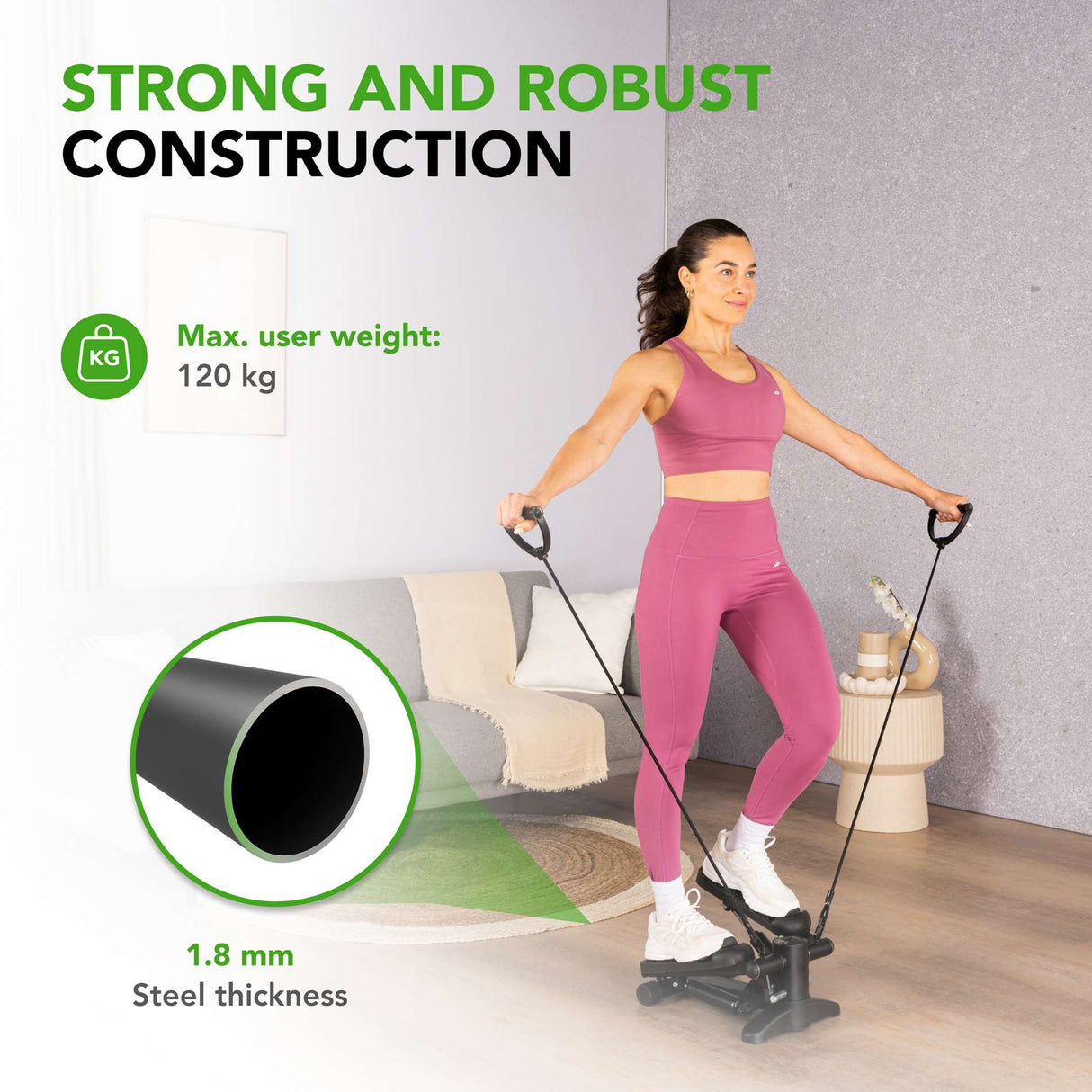 Stepper TUNTURI Stepper, Svart inkl Display