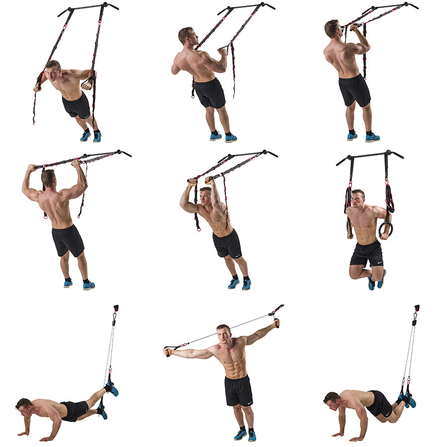 Träningsset Tunturi Pro Suspension Trainer Set