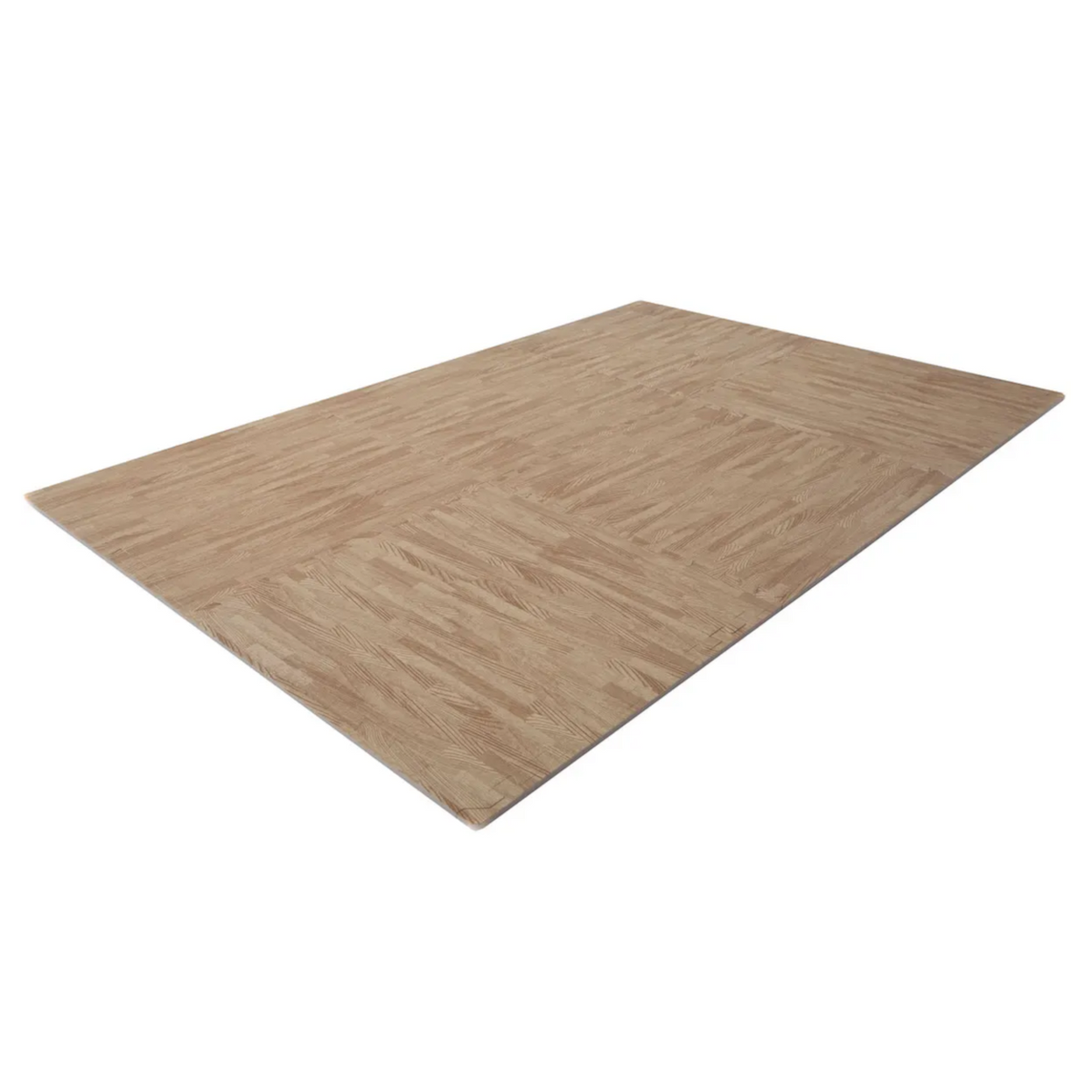 HAMMER Pusselmatta Basic träningsmatta, 120 x 185 x 1,2 cm, träimitation