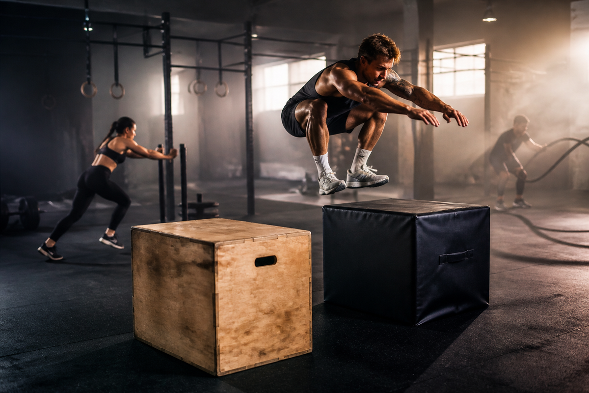 Mjuka plyo boxes vs. träboxar: Välj rätt hoppbox för maximal spänstträning