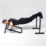 Parallette Push Up Bars Svart Blå Röd